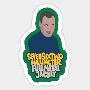 Private Gomer Pyle Full Metal Jacket Quote T-Shirt Sticker